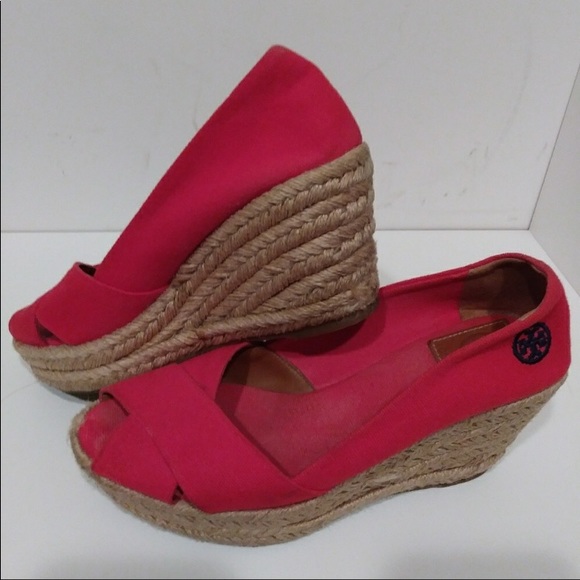 EUC Tory Burch Wedges - Picture 1 of 4